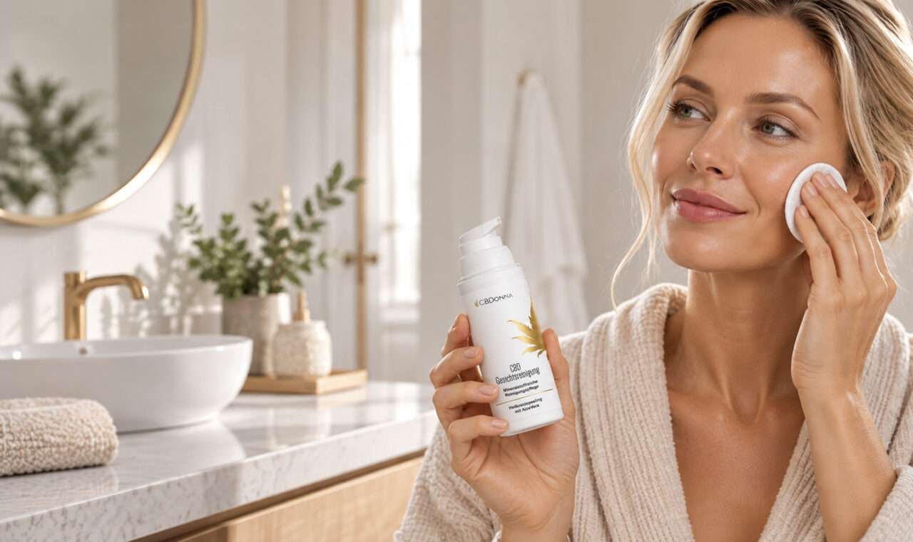 CBD Facial Cleanser – Healing Chalk Exfoliation with Aloe Vera